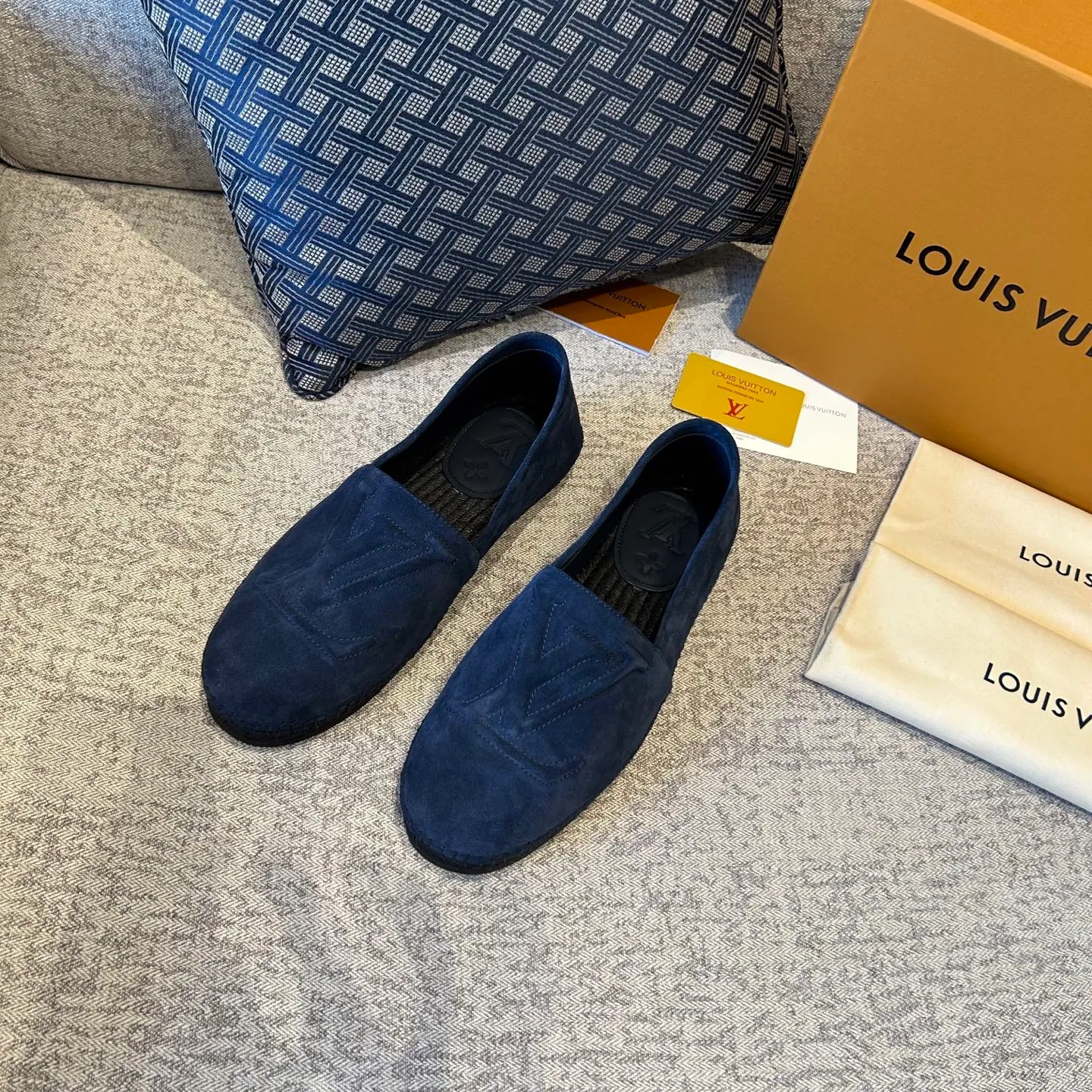 [L Family] Top P: 720💰-Size: 39-44 (customized at 38.45.46) L Family Freesstyle Men's Fisherman Shoes. 2026 Overseas🎆🎆[Spring and Summer New Style: Lv Fisherman Shoes] Material: calf suede, cowhide𥚃, rubber injection process, hemp rope with rubber outsole.